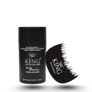 King Hair Building Fibers 2 IN 1 Deal 12g + Fiber Hairline Optimizer