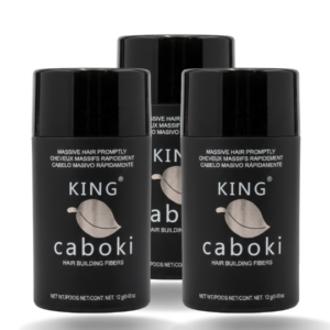 King Caboki Hair Building Fibers 12g Value Pack 3 (90 Day Supply)