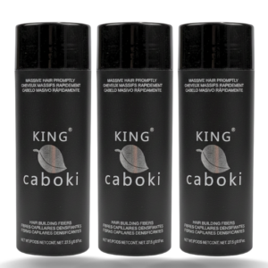 King Caboki Hair Building Fibers 27.5g Value Pack 3 (206 Day Supply)