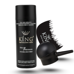 King Hair Building Fibers 3 IN 1 Deal 27.5g + Spray Applicator+ Hairline Optimizer