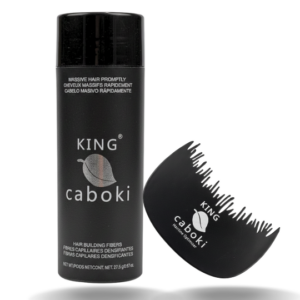 King Caboki Hair Fibers 2 IN 1 Deal 27.5g Fiber + Hairline Optimizer