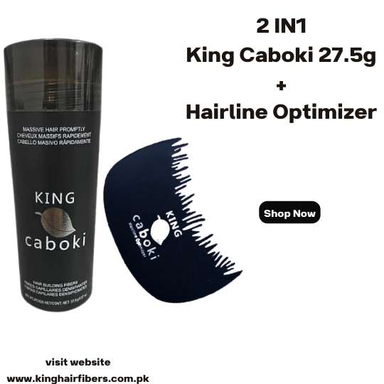 King Caboki 2 IN 1 Deal 27.5g Fiber + Hairline Optimizer