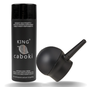 King Caboki Hair Fibers 2 IN 1 Deal 27.5g Fiber + Spray Applicator