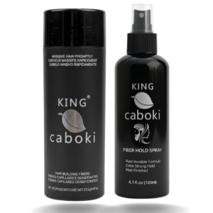 King Caboki 2 IN 1 Deal King Caboki Fiber 27.5g + hair FiberHold Spray