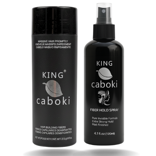 King Caboki 2 IN 1 Deal King Caboki Fiber 27.5g + hair FiberHold Spray