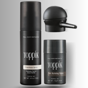 Toppik Hair Building Fibers 3 IN 1 Deal 12g + FiberHold Spray+ Spray Applicator