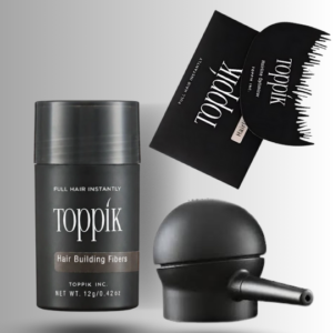 Toppik Hair Building Fibers 3 IN 1 Deal 12g + Spray Applicator+ Hairline Optimizer