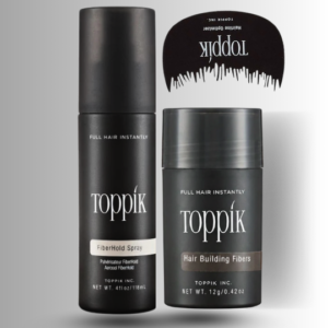 Toppik Hair Building Fibers 3 IN 1 Deal 12g + FiberHold Spray+ Hairline Optimizer