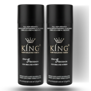 King Hair Building Fibers 27.5g Value Pack 2 (137 Day Supply)