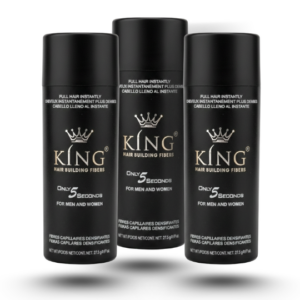 King Hair Building Fibers 27.5g Value Pack 3 (206 Day Supply)