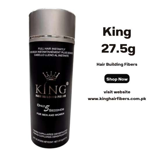 King Hair Building Fibers 27.5g in Pakistan