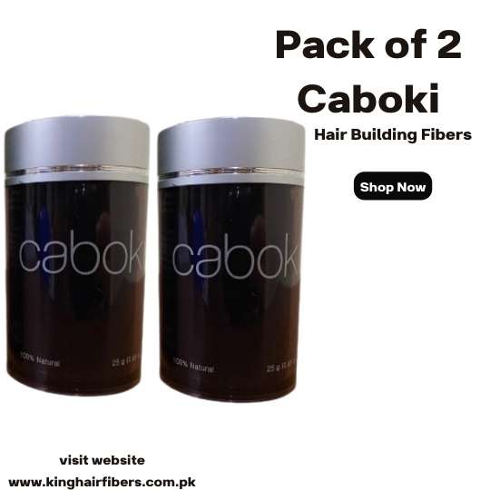 Caboki Hair Loss Concealer in Pakistan Value Pack 2 (125 Day Supply)