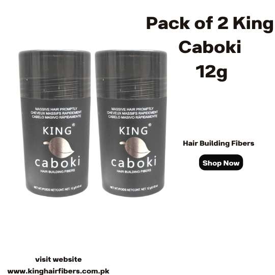 King Caboki Hair Building Fibers 12g Value Pack 2