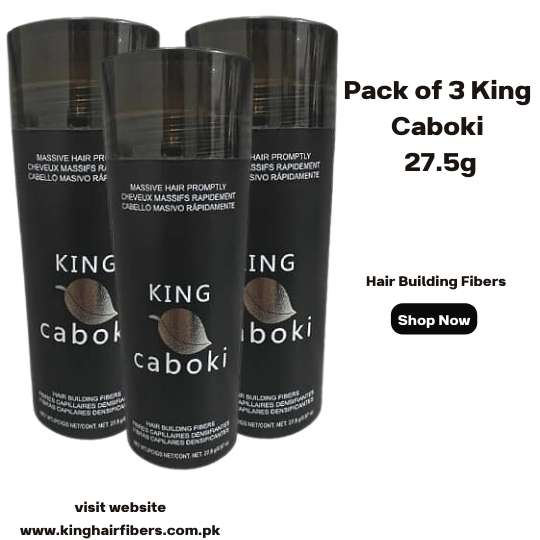 King Caboki Hair Building Fibers 27.5g Value Pack 3