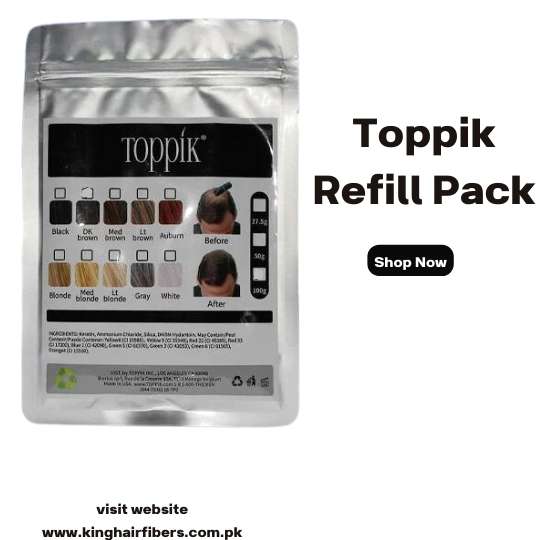 Toppik Hair Building Fibers Refill Bag in Pakistan