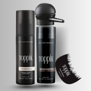Toppik Hair Building Fibers 4 IN 1 Deal 27.5g +FiberHold Spray+Applicator+Hairline Optimizer