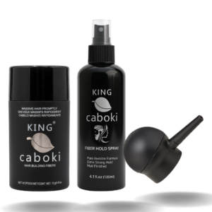 King Caboki 3 IN 1 Deal 12g Fiber + FiberHold Spray + Spray Applicator