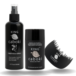 King Caboki 3 IN 1 Deal 12g Fiber+FiberHold Spray+Hairline Optimizer